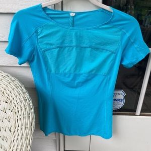 Blue Lululemon Running Top Size 2